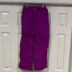 Kids Purple Snow Pants